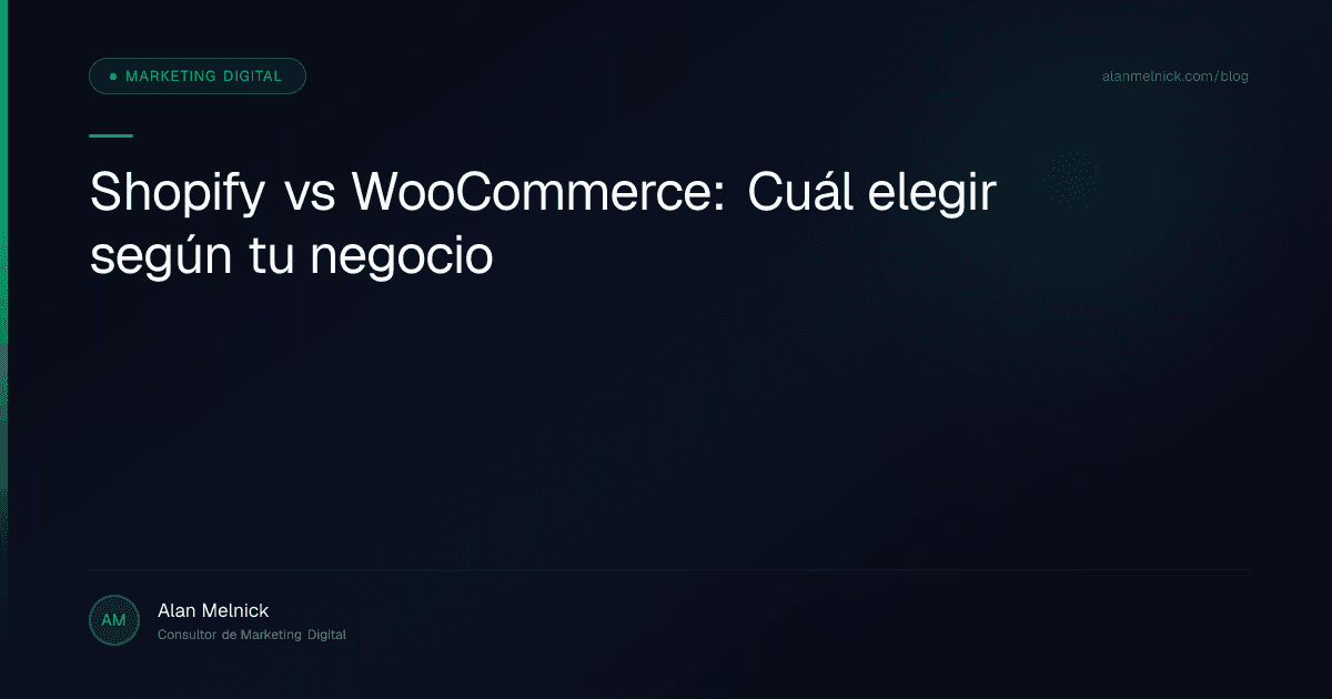 Shopify vs WooCommerce: Cuál elegir según tu negocio